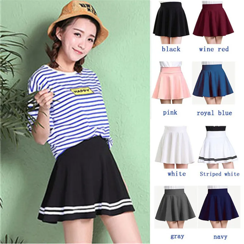 2025 Winter and Summer Style Brand Women Skirt Elastic Faldas Ladies Midi Skirts Sexy Girl Mini Short Skirts Saia Feminina